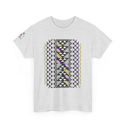 Sun and Rain in Purple/ Yellow Gildan Unisex Tee