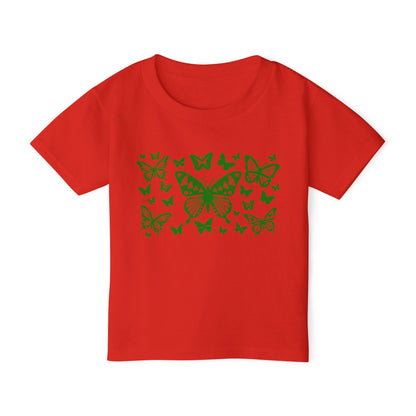 Green Native Butterflies Toddler T-Shirt