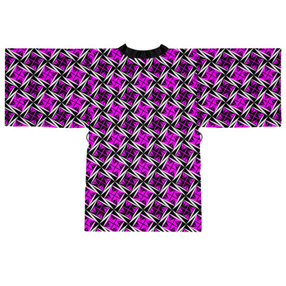 Sacred Winds in Pink Kimono Robe