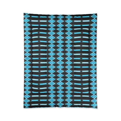 Southwest Desert Diamonds in Turquoise Comforter