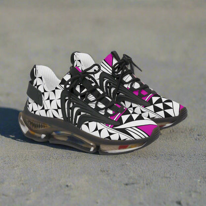 Southwest Sunrise in Pink Women's Mesh Sneakers