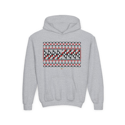 Red Rain and Sun Youth Heavy Blend Hooded Sweatshirt