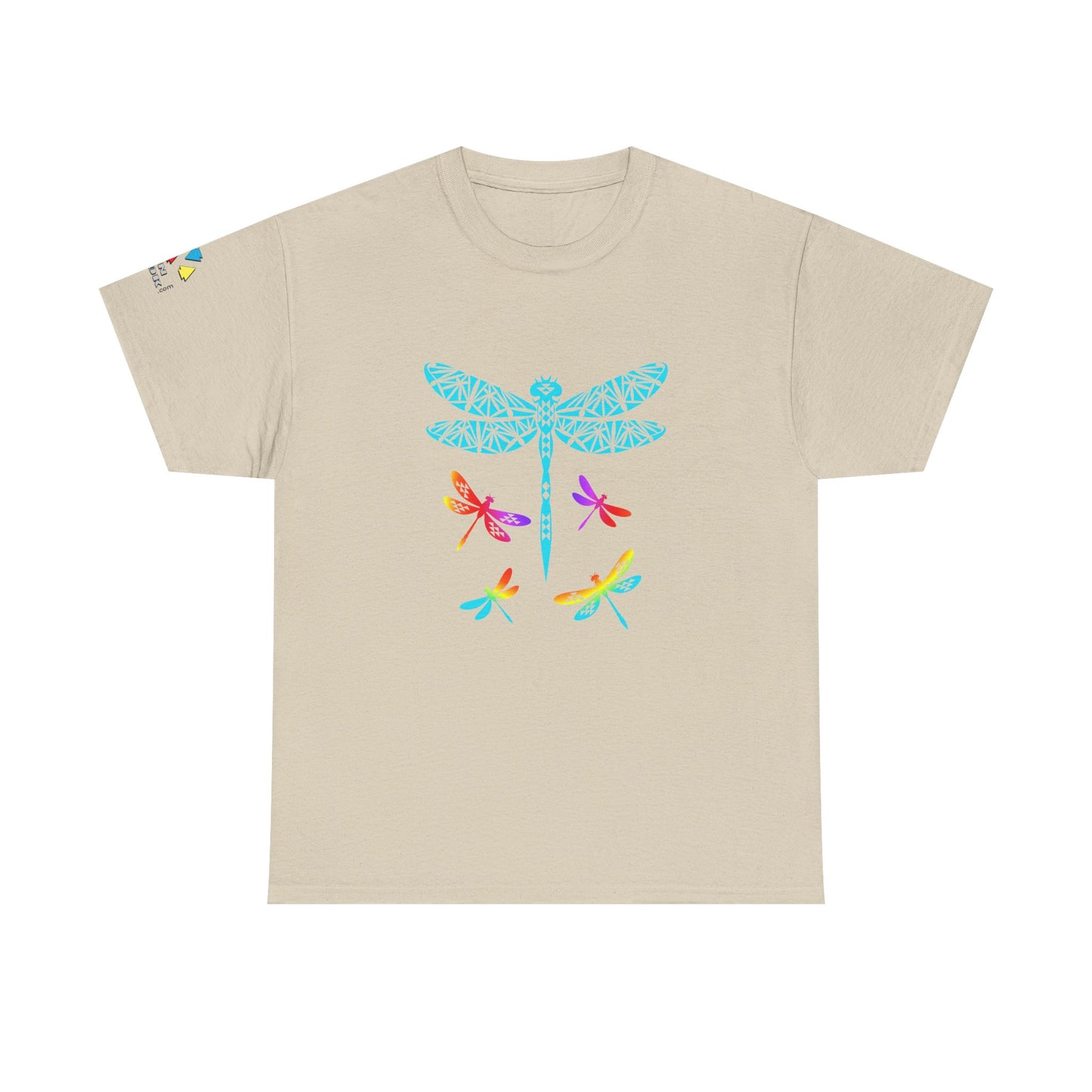 Rainbow Native Dragonfly Gildan Unisex Tee