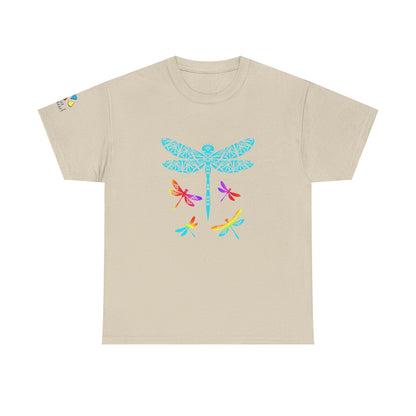 Rainbow Native Dragonfly Gildan Unisex Tee