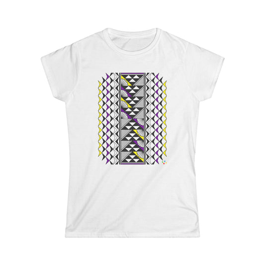 Purple/Yellow Southwest Sun and Rain Women's Softstyle Tee
