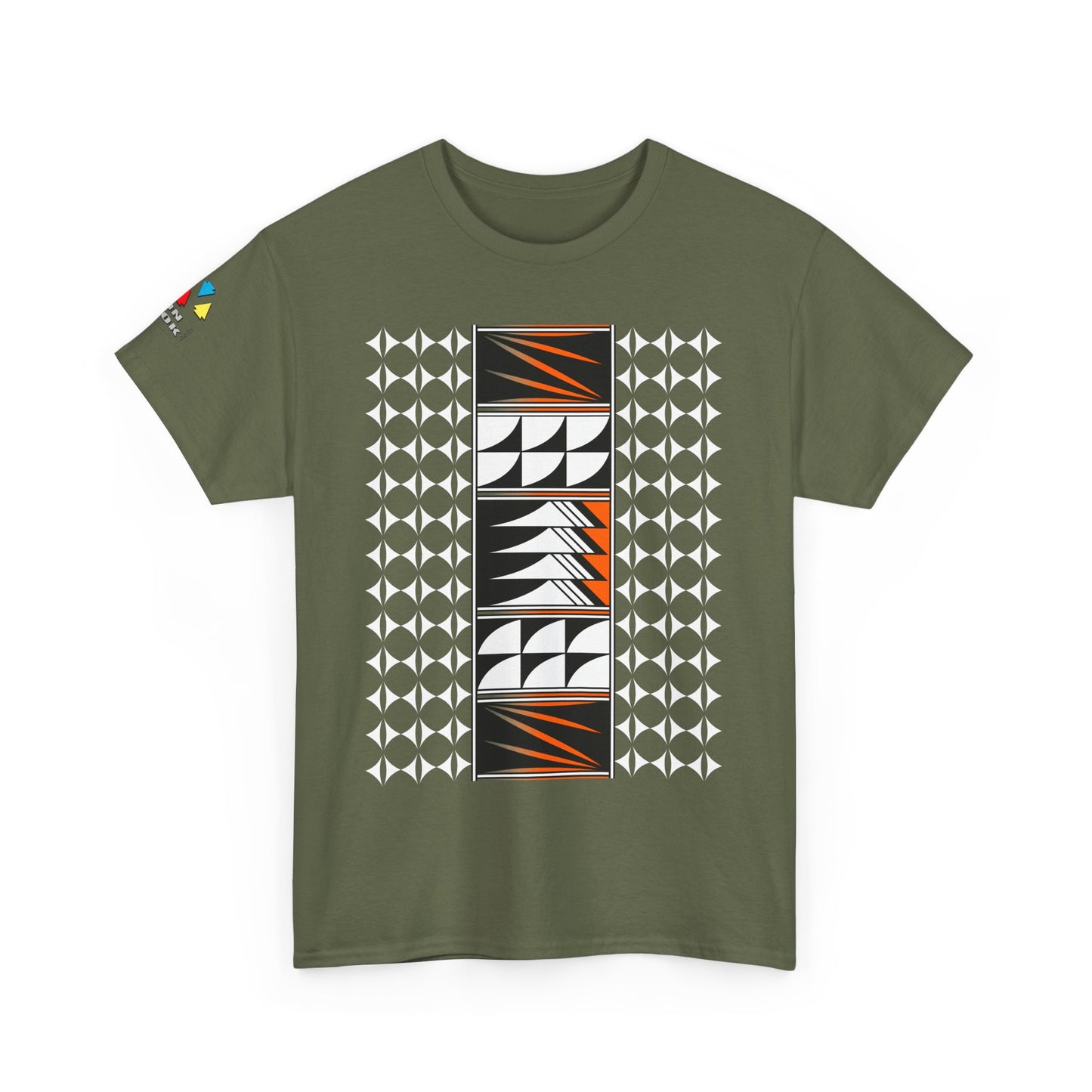 Feather Blessings in Orange Gildan Unisex Tee
