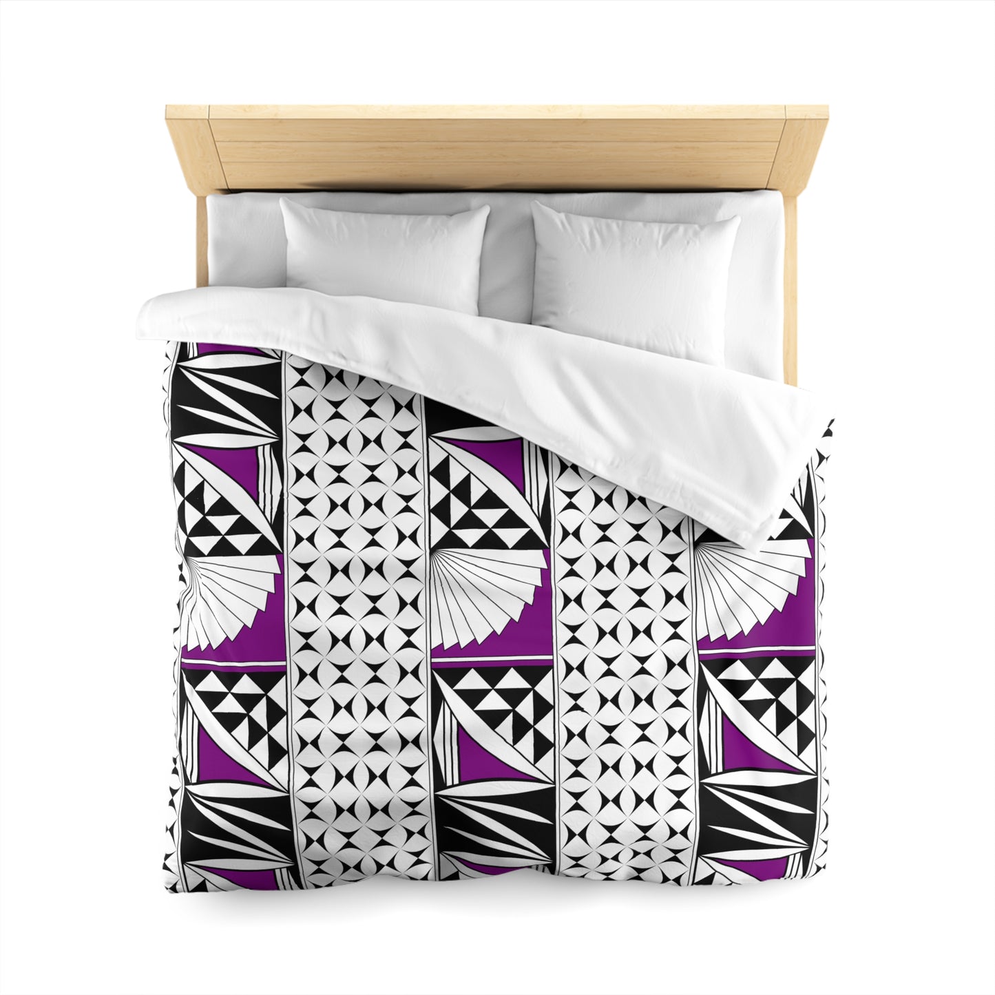 Southwest Sunrise in Purple Microfiber Duvet Cover