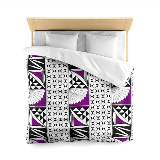 Southwest Sunrise in Purple Microfiber Duvet Cover