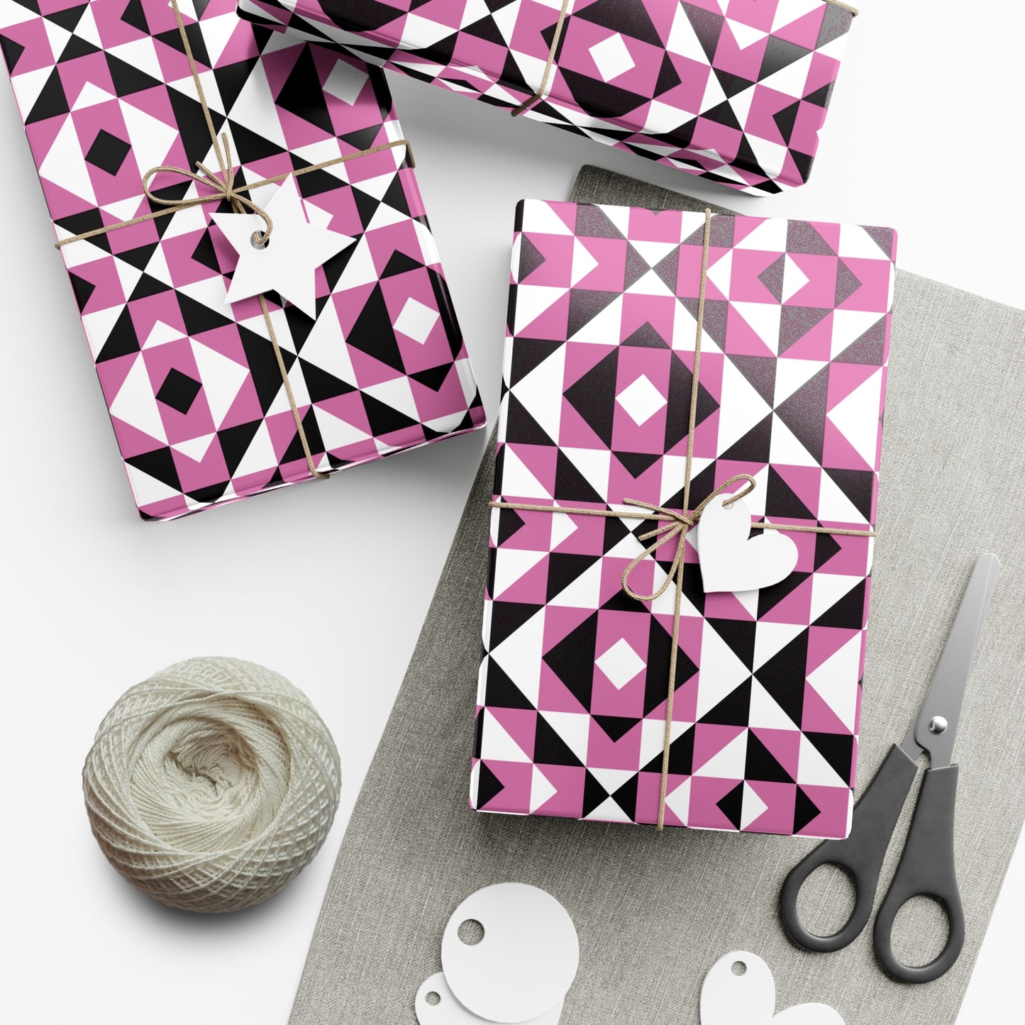 Light Pink Sacred Mountains Gift Wrap Papers