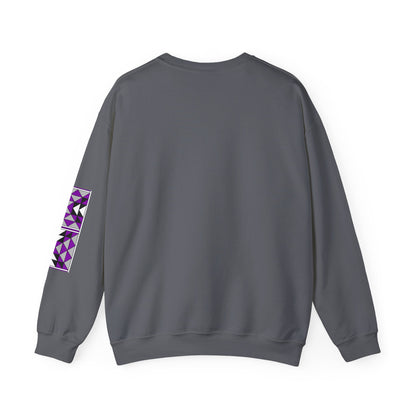 Sacred Mountains in Purple Unisex Sweatshirt
