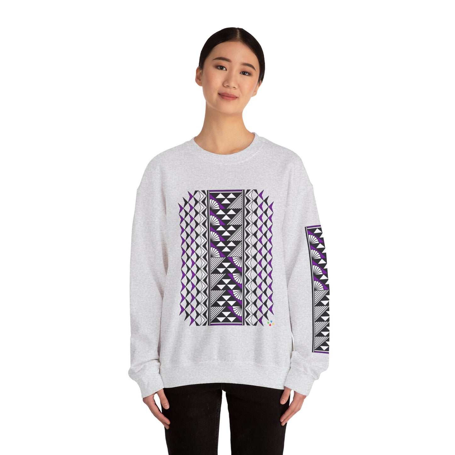 Sun and Rain in Purple Unisex Sweatshirt