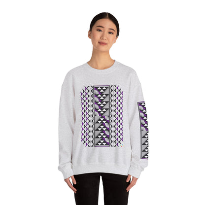 Sun and Rain in Purple Unisex Sweatshirt