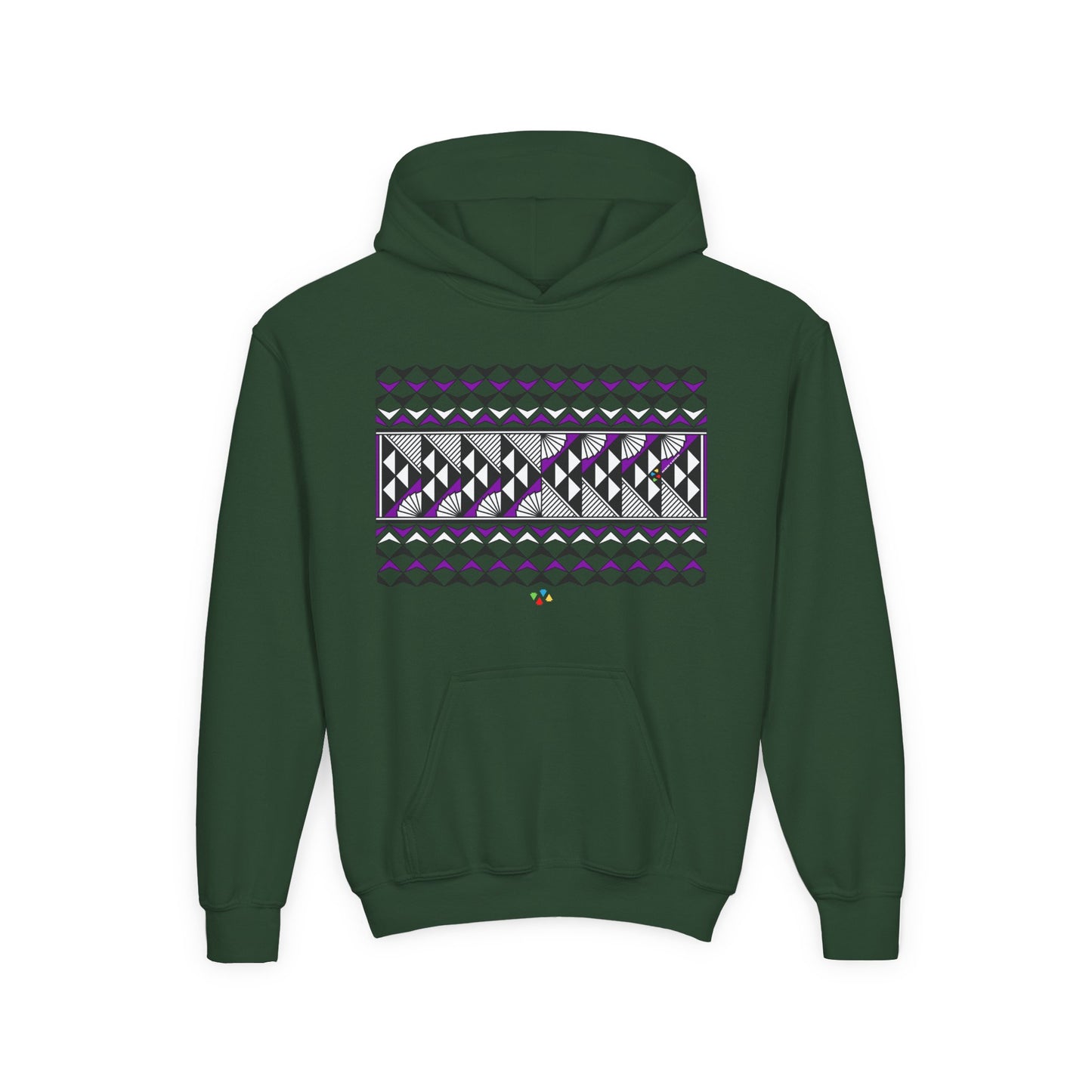 Purple Rain and Sun Youth Heavy Blend Hooded Sweatshirt