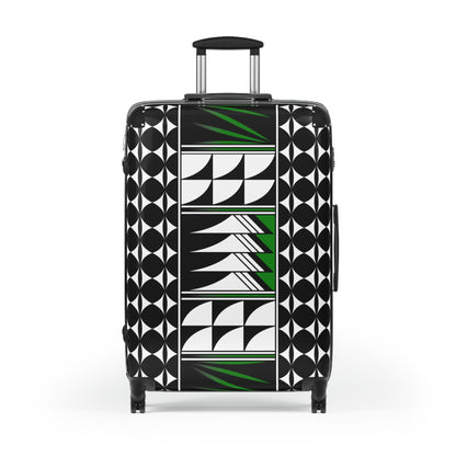 Blessed Feathers in Green Suitcases