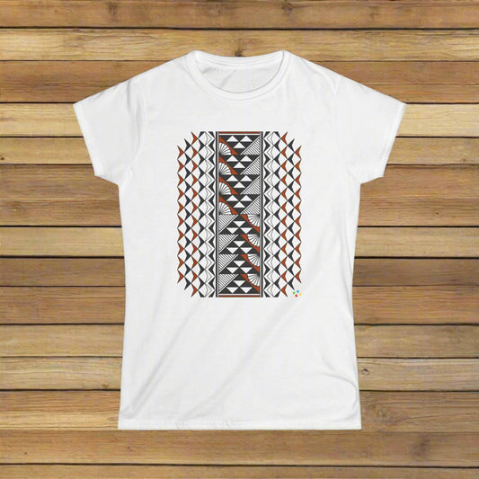 Rust Southwest Sun and Rain Women's Softstyle Tee