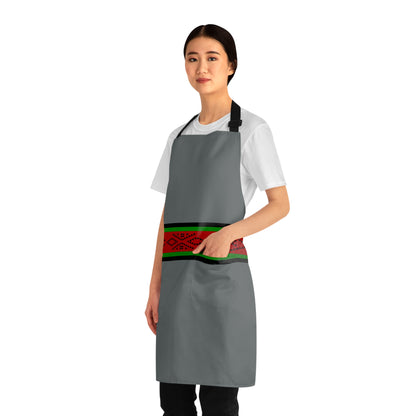 Dark Gray Belt of Life Two Pocket Apron