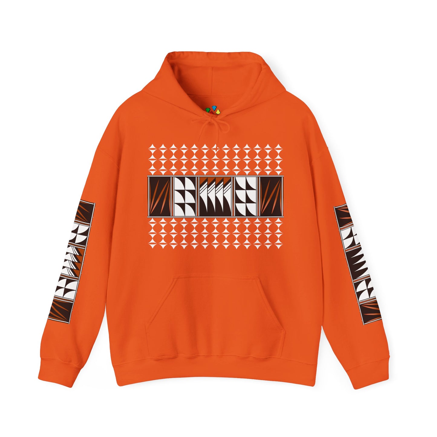 Blessed Feathers in Rust Unisex Hoodie