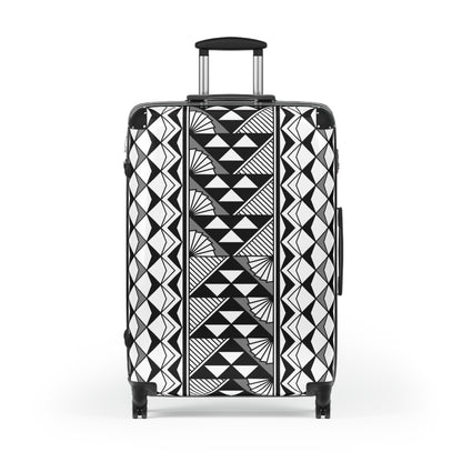 Southwest Rain and Sun in Gray Suitcases