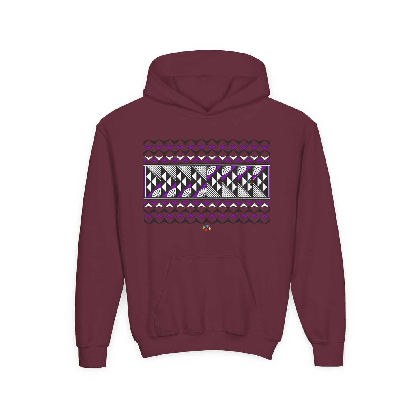 Purple Rain and Sun Youth Heavy Blend Hooded Sweatshirt