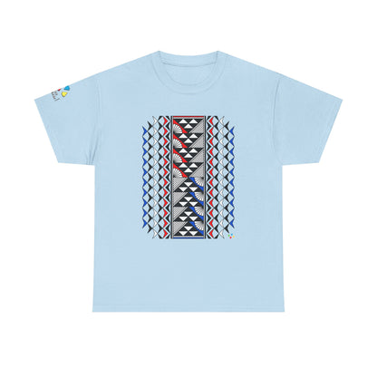 Sun and Rain in Red/White/Blue Gildan Unisex Tee