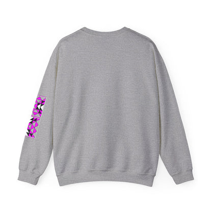 Sacred Mountains in Pink Unisex Sweatshirt