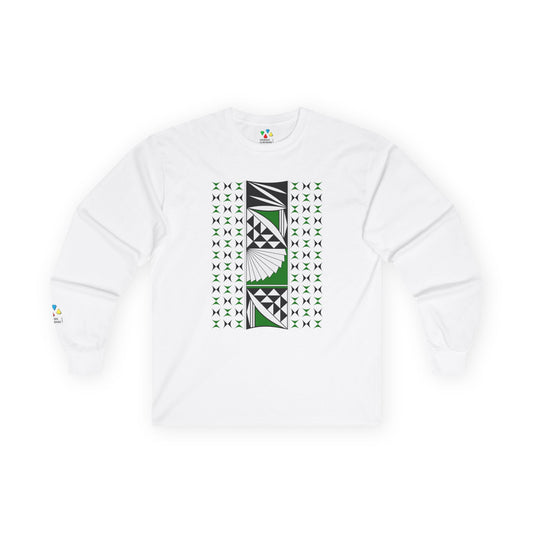 Southwest Sunrise in Green Unisex Long Sleeve Tee