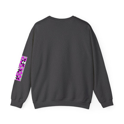 Sacred Mountains in Pink Unisex Sweatshirt