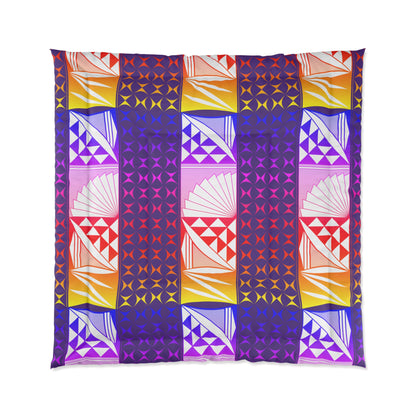 Southwest Sunrise in Purple Rainbow Comforter