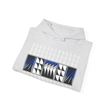 Blessed Feathers in Blue Unisex Hoodie