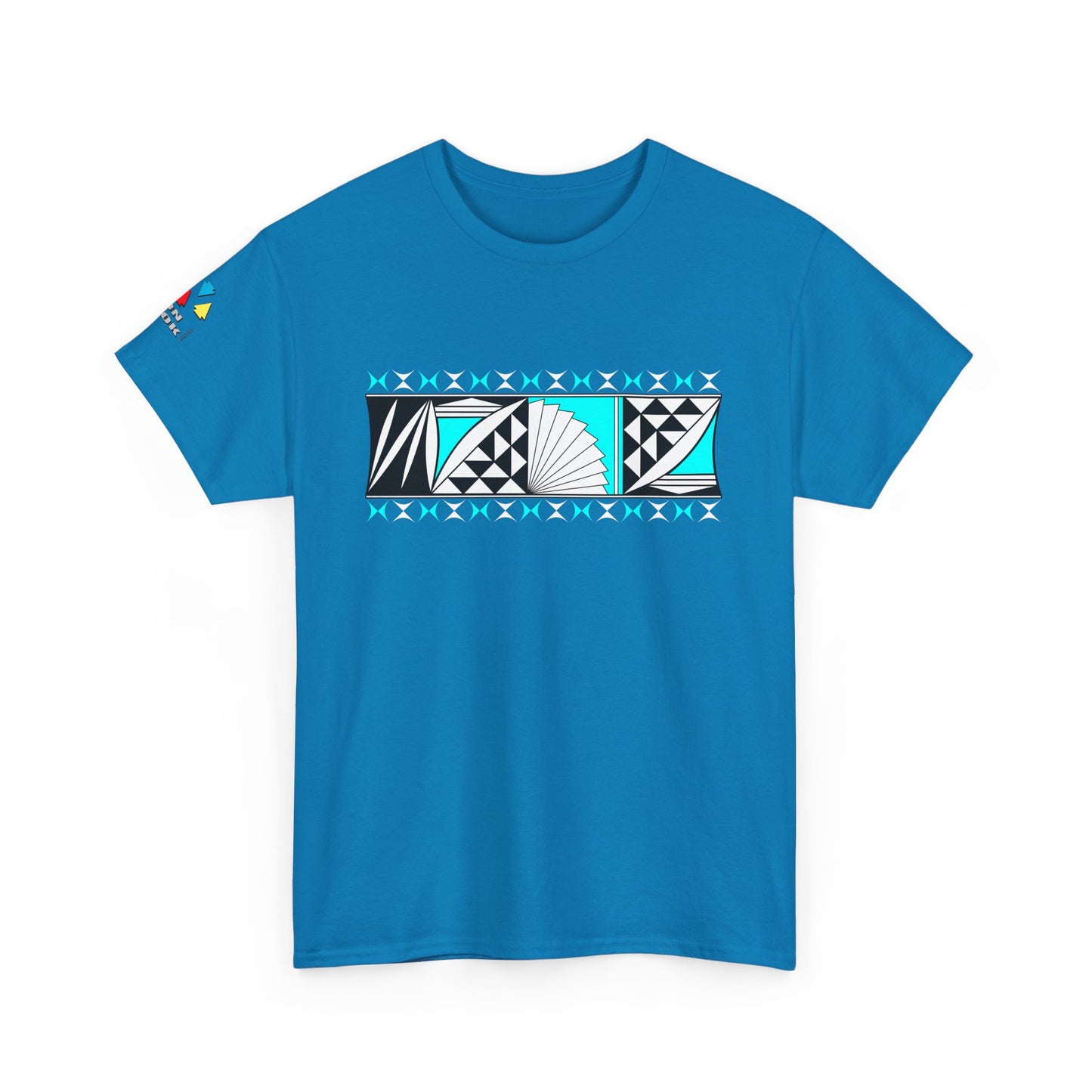 Southwest Sunrise 2 in Turquoise Gildan Unisex Tee