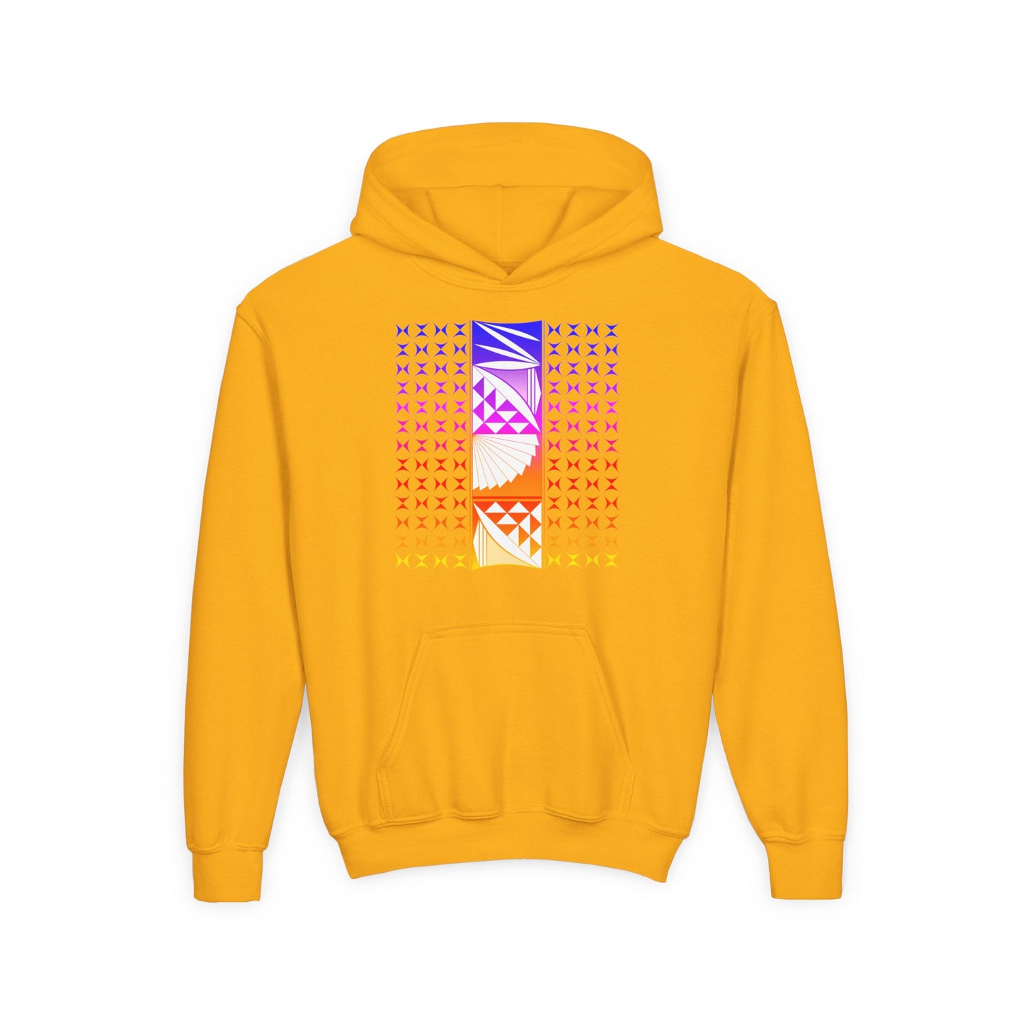 Rainbow Sunrise Youth Heavy Blend Hooded Sweatshirt