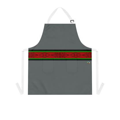 Dark Gray Belt of Life Two Pocket Apron