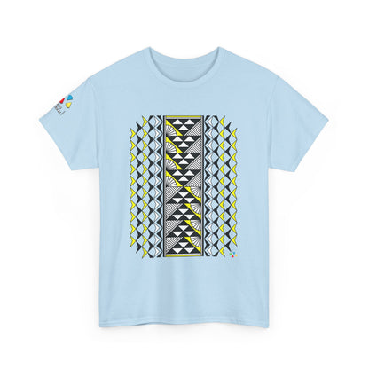 Sun and Rain in Yellow Gildan Unisex Tee