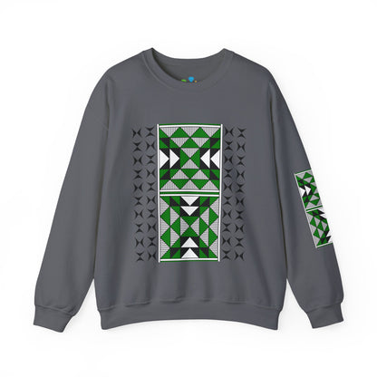 Sacred Mountains in Green Unisex Sweatshirt