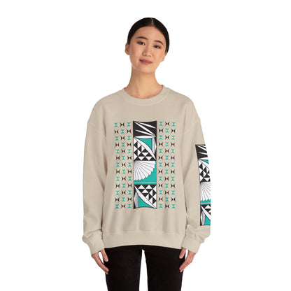 Southwest Sunrise in Aqua Unisex Sweatshirt
