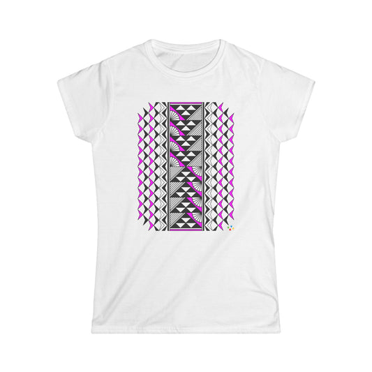 Pink Southwest Sun and Rain Women's Softstyle Tee
