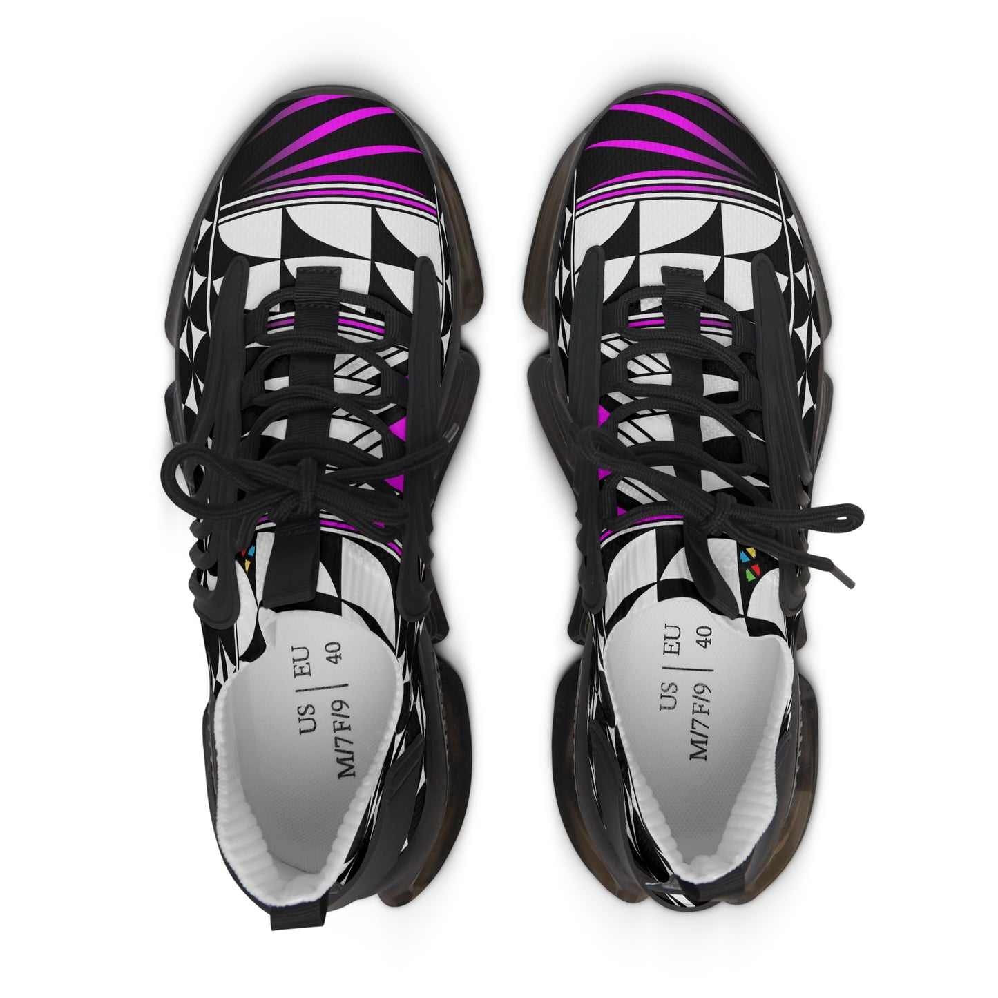 Feather Blessing in Pink Women's Mesh Sneakers