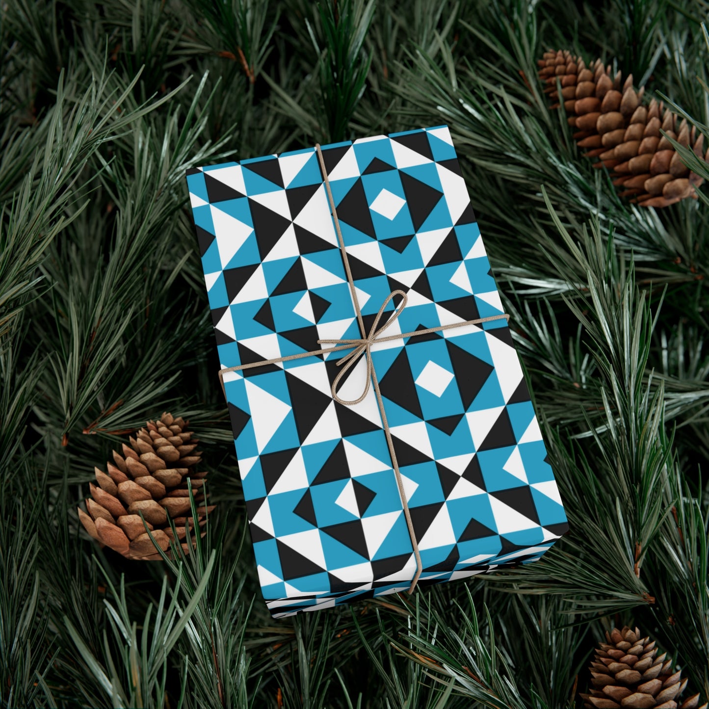 Turquoise Sacred Mountains Gift Wrap Papers
