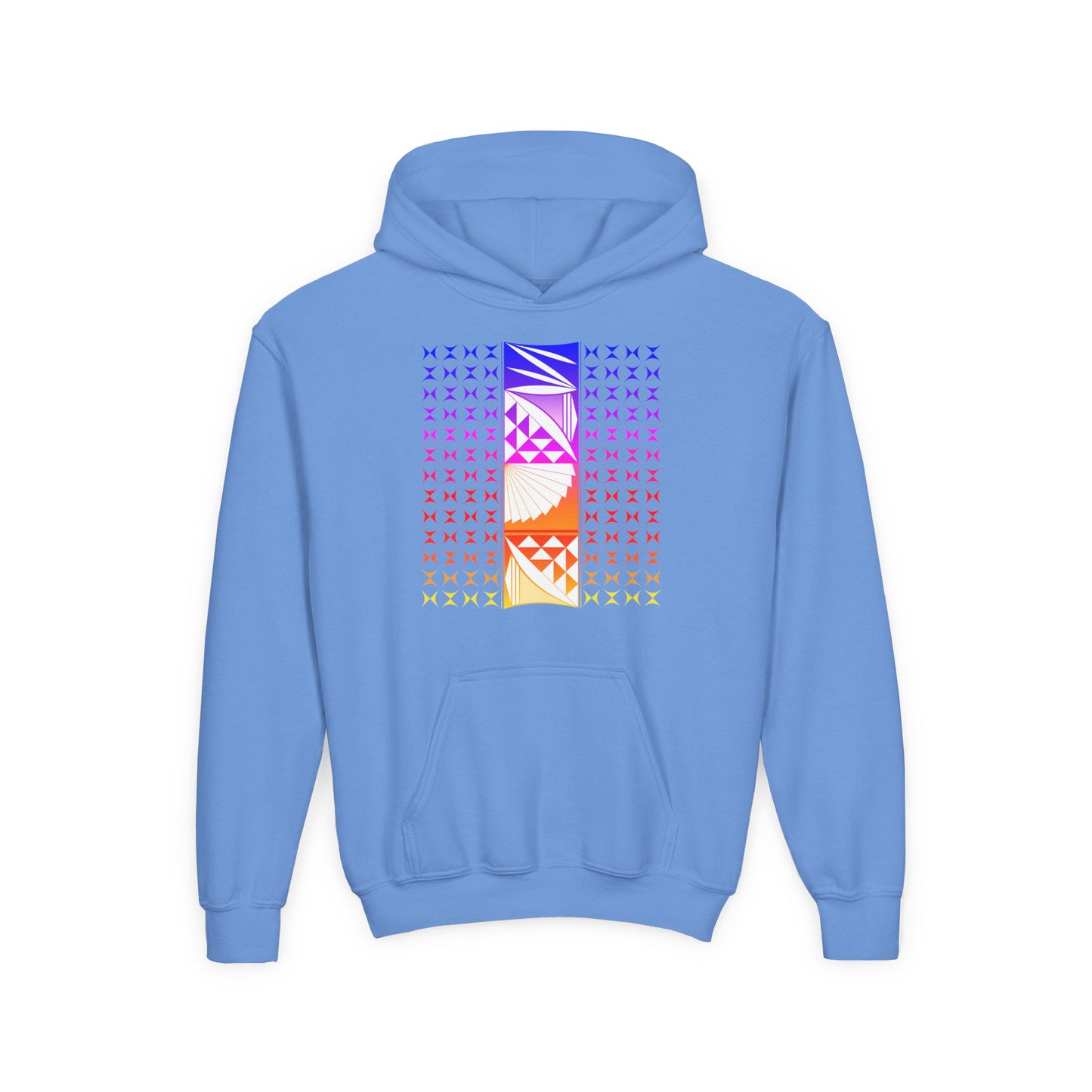 Rainbow Sunrise Youth Heavy Blend Hooded Sweatshirt