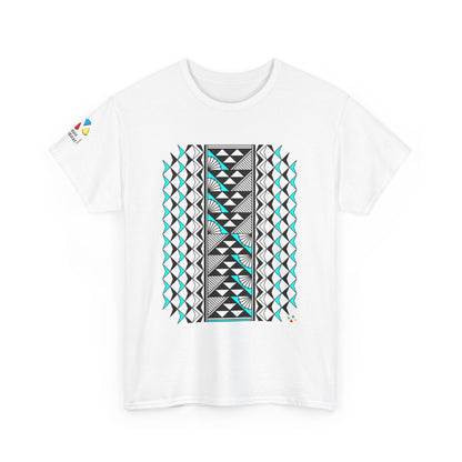 Sun and Rain in Turquoise Gildan Unisex Tee