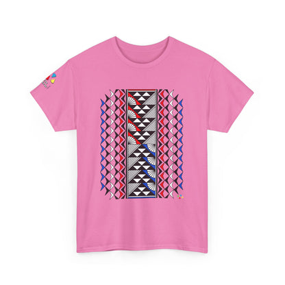 Sun and Rain in Red/White/Blue Gildan Unisex Tee