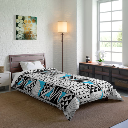 Southwest Sunrise in Turquoise Comforter