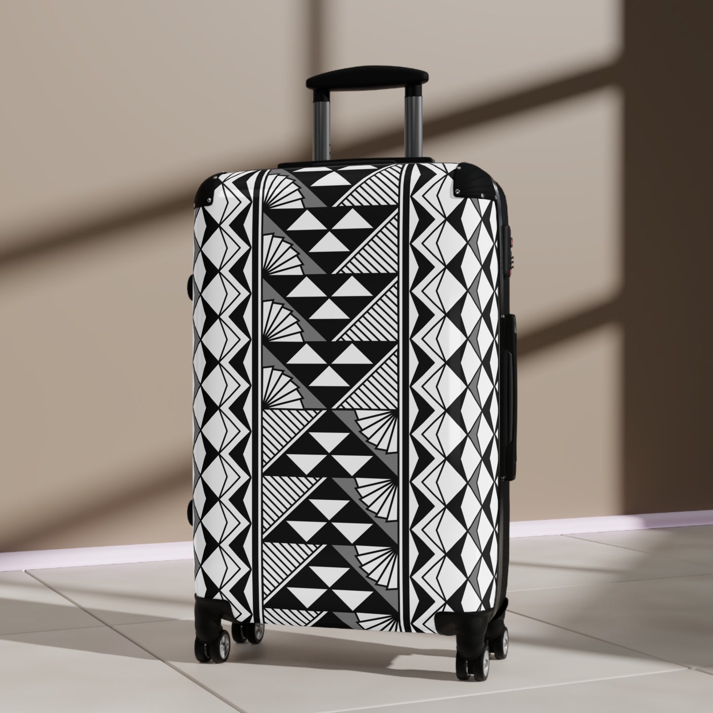 Southwest Rain and Sun in Gray Suitcases