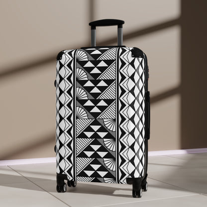 Southwest Rain and Sun in Gray Suitcases