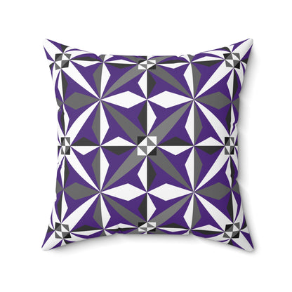Morning Star in Purple Square Pillow