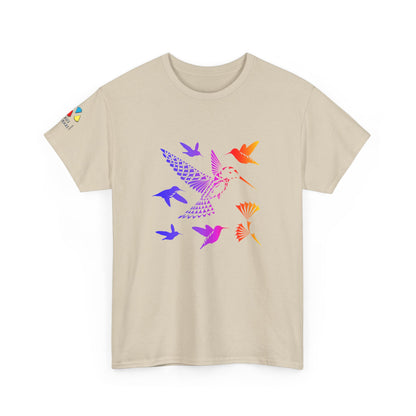 Rainbow Hummingbird Blessing Gildan Unisex Tee