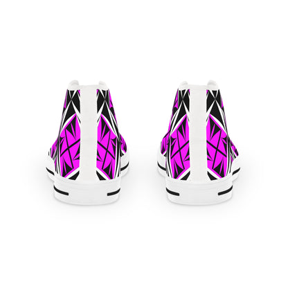 Sacred Winds in Pink High Top Sneakers