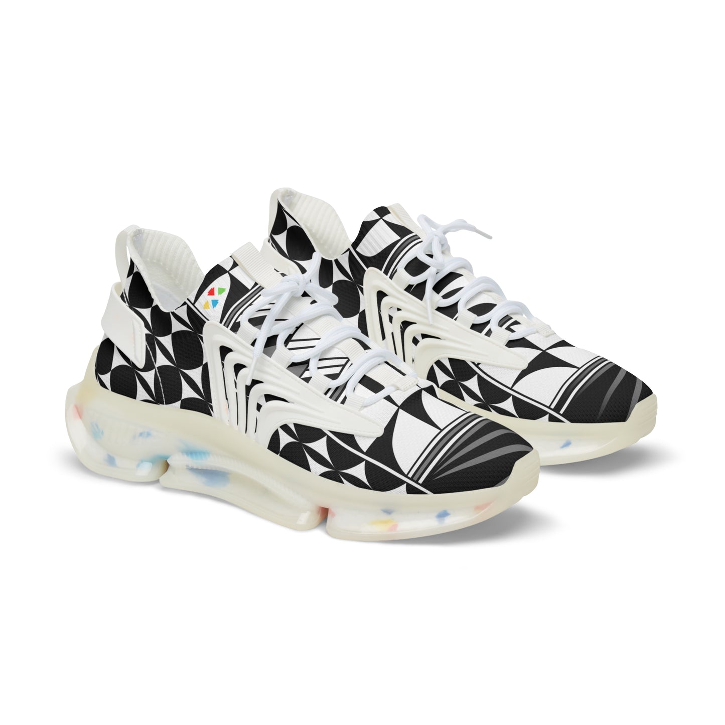Feather Blessing in Charcoal Men's Mesh Sneakers
