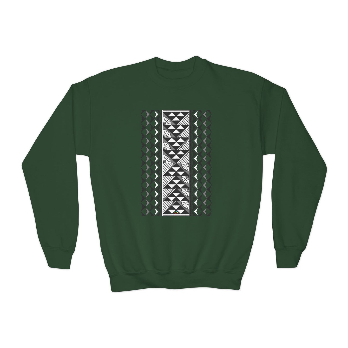 Rain and Sun in Gray Youth Crewneck Sweatshirt
