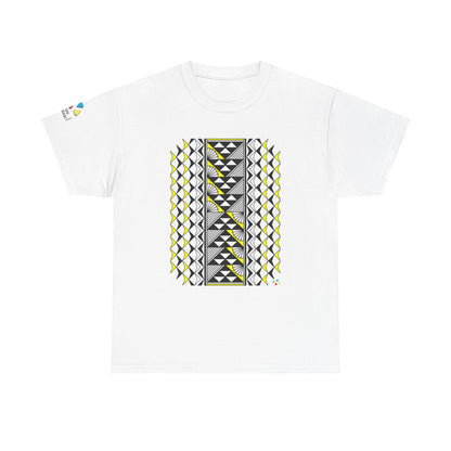 Sun and Rain in Yellow Gildan Unisex Tee